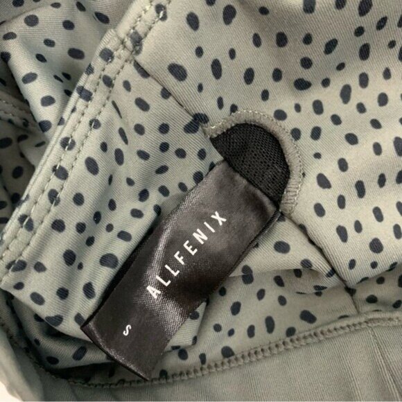 Anthropologie Allfenix Women Small Green Sports Bra Activewear Gym Athleisure - Picture 3 of 5